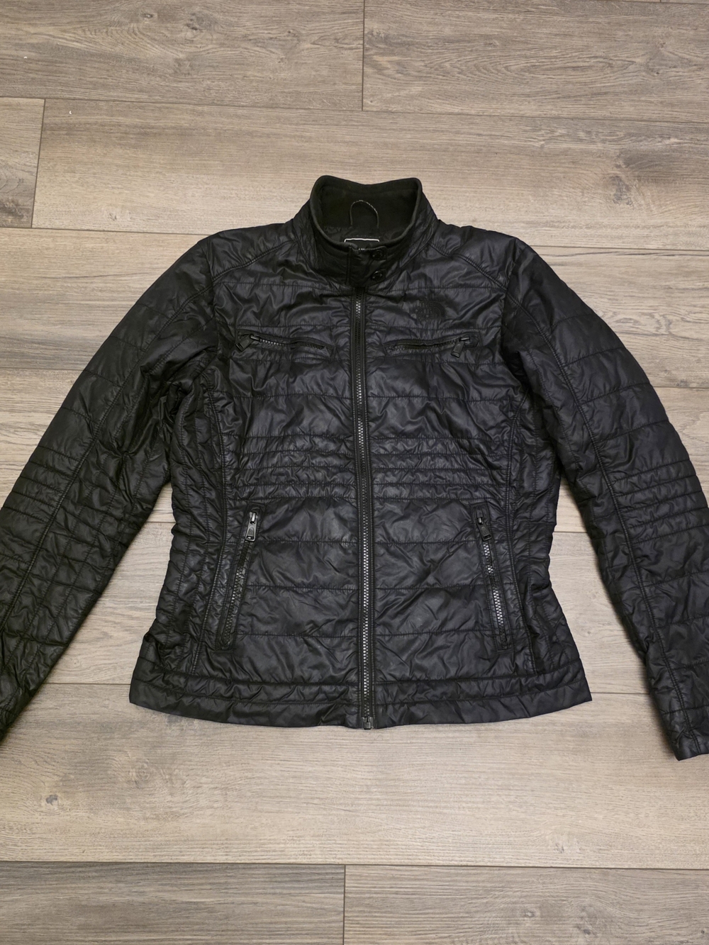 The North Face Midori Arel Quilted Lightweight Moto Biker Jacket - Womens Medium